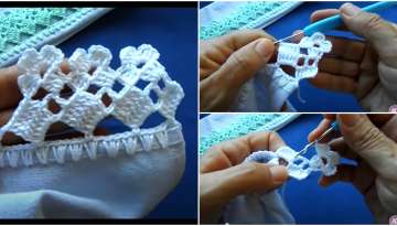 Making the Edge lace crochet pattern you can learn