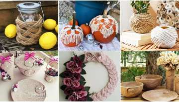 5 Objects Made of Ropes to Bring Autumn to Your Home