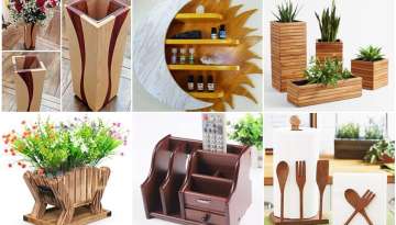  27 Awesome Wooden Craft Ideas to Decorate Your Home